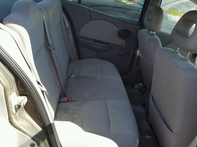 1G8AZ55F26Z127948 - 2006 SATURN ION LEVEL SILVER photo 6