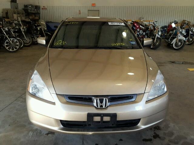 1HGCM56815A023446 - 2005 HONDA ACCORD EX GOLD photo 9