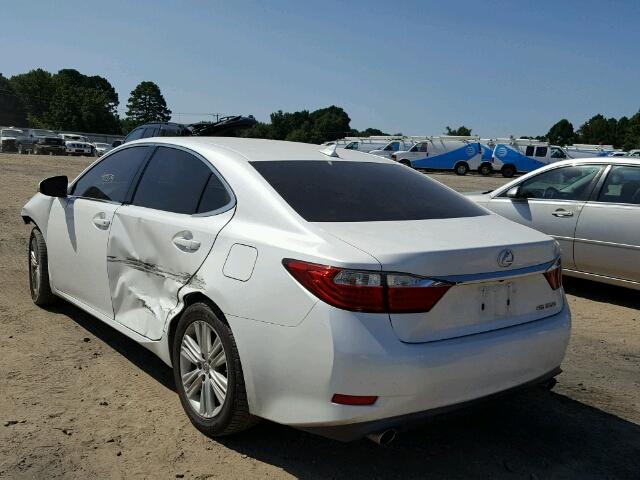 JTHBK1GG5D2037534 - 2013 LEXUS ES 350 WHITE photo 3