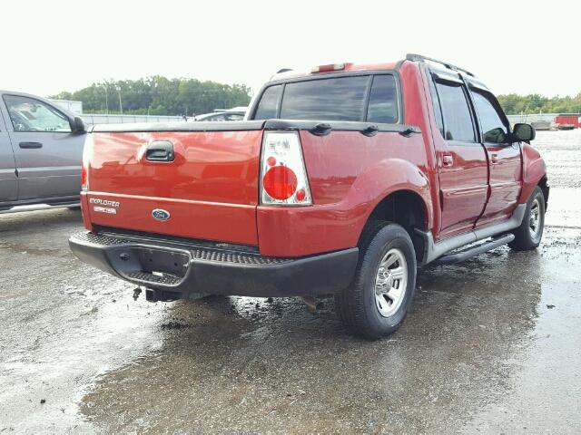 1FMZU67E41UA66766 - 2001 FORD EXPLORER S MAROON photo 4