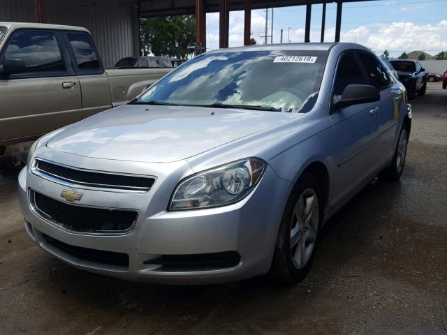 1G1ZB5EB9A4115014 - 2010 CHEVROLET MALIBU LS ვერცხლისფერი ფოტო 2