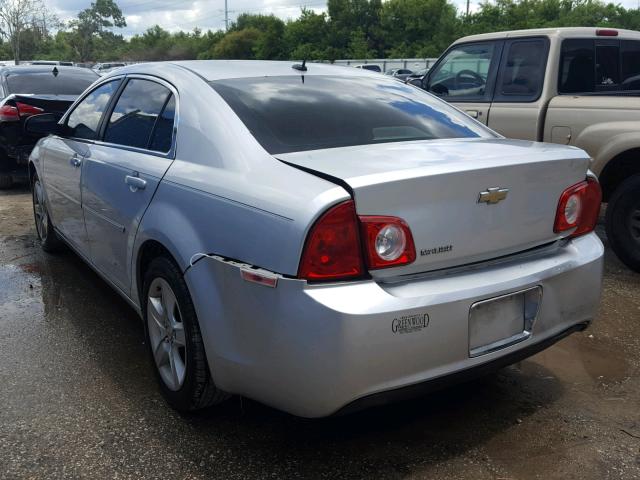 1G1ZB5EB9A4115014 - 2010 CHEVROLET MALIBU LS ვერცხლისფერი ფოტო 3