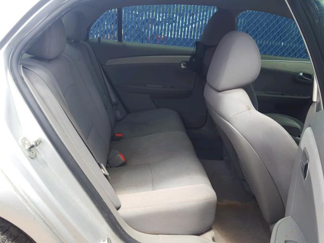 1G1ZB5EB9A4115014 - 2010 CHEVROLET MALIBU LS ვერცხლისფერი ფოტო 6