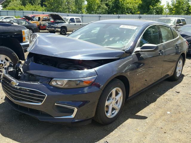 1G1ZB5ST3GF308141 - 2016 CHEVROLET MALIBU LS Mavi foto 2