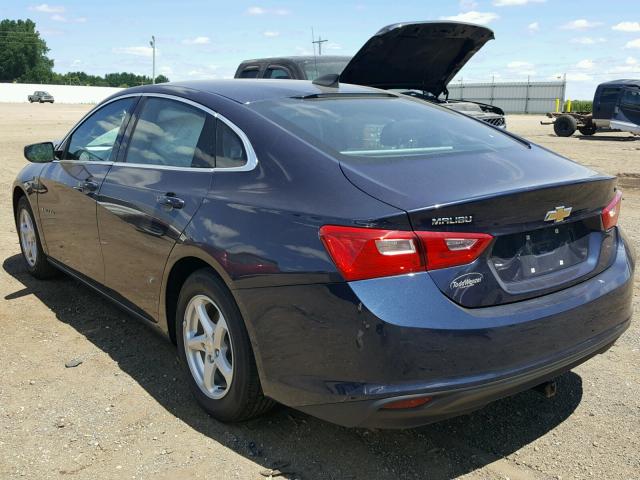 1G1ZB5ST3GF308141 - 2016 CHEVROLET MALIBU LS Mavi foto 3