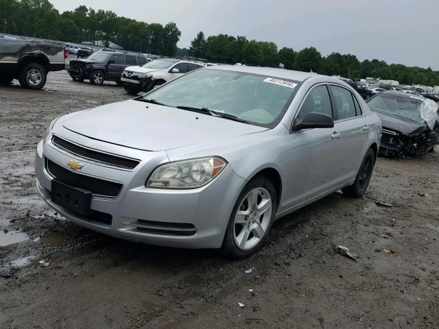 1G1ZA5EU8CF364075 - 2012 CHEVROLET MALIBU LS SILVER photo 2