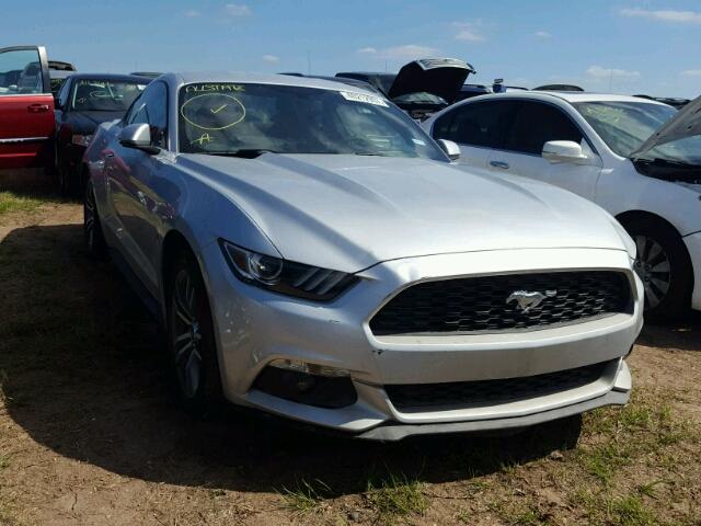 1FA6P8TH6F5349395 - 2015 FORD MUSTANG SILVER photo 1