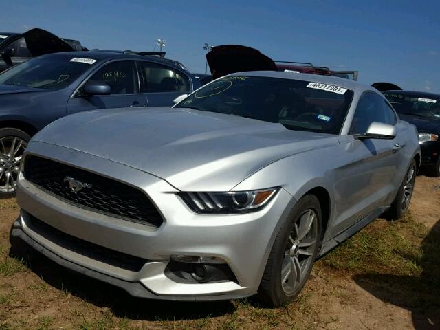 1FA6P8TH6F5349395 - 2015 FORD MUSTANG SILVER photo 2