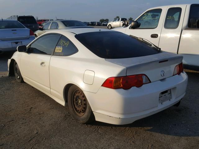 JH4DC53072C002295 - 2002 ACURA RSX TYPE-S WHITE photo 3