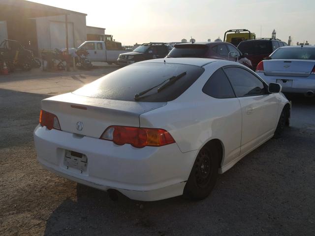 JH4DC53072C002295 - 2002 ACURA RSX TYPE-S WHITE photo 4