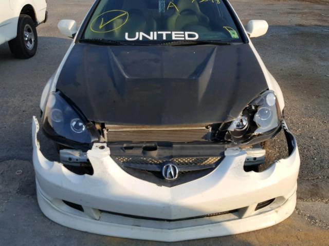 JH4DC53072C002295 - 2002 ACURA RSX TYPE-S WHITE photo 9