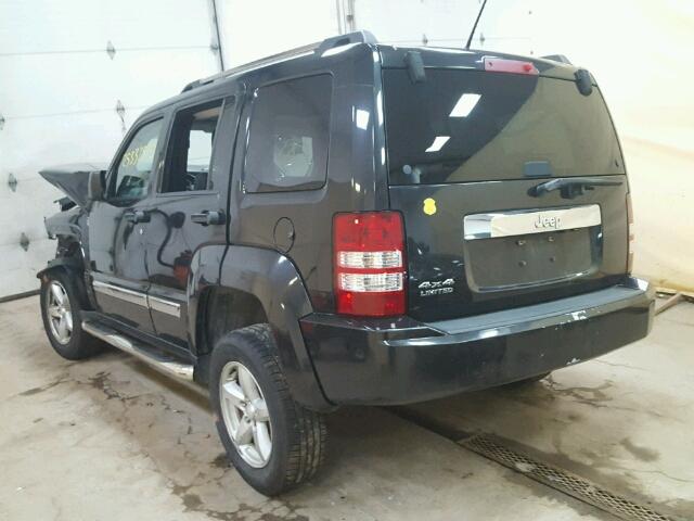 1J8GN58K09W551793 - 2009 JEEP LIBERTY LI BLACK photo 3