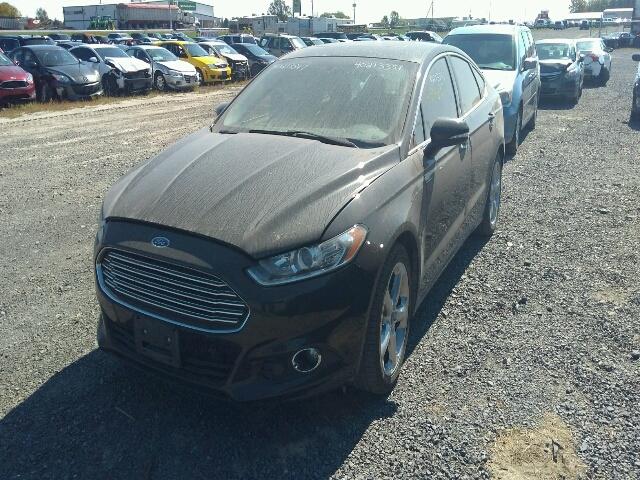 3FA6P0H96FR140304 - 2015 FORD FUSION SE BLACK photo 2