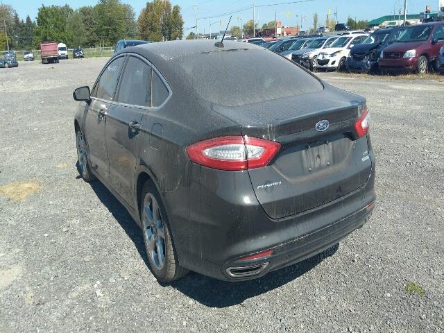 3FA6P0H96FR140304 - 2015 FORD FUSION SE BLACK photo 3