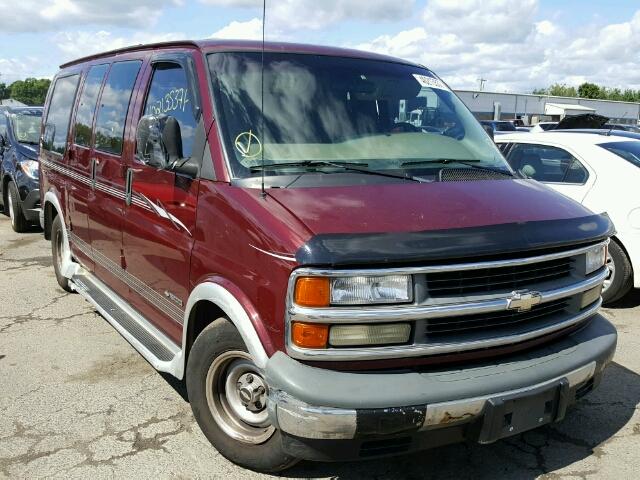 1GBFG15W3Y1210773 - 2000 CHEVROLET EXPRESS G1 BURGUNDY photo 1