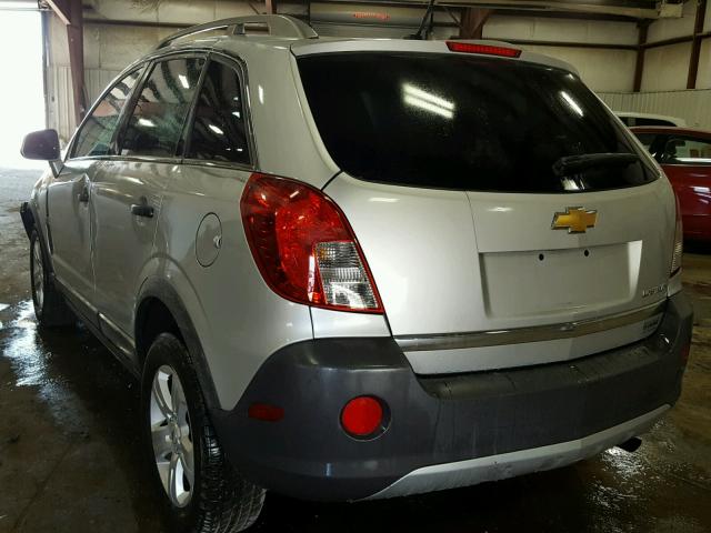 3GNAL2EK5DS634895 - 2013 CHEVROLET CAPTIVA LS SILVER photo 3