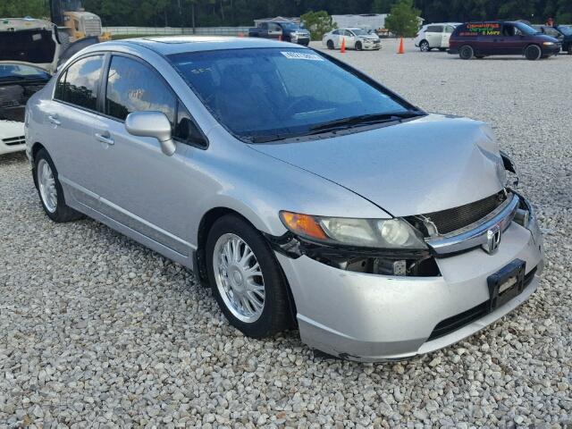 1HGFA16988L089024 - 2008 HONDA CIVIC EXL SILVER photo 1