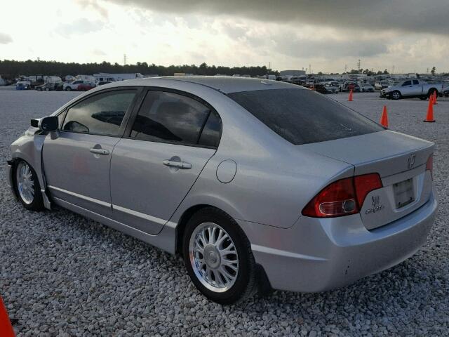 1HGFA16988L089024 - 2008 HONDA CIVIC EXL SILVER photo 3