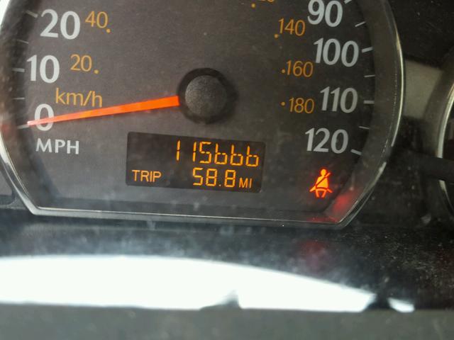 1G8AJ55F86Z150271 - 2006 SATURN ION LEVEL BLACK photo 8