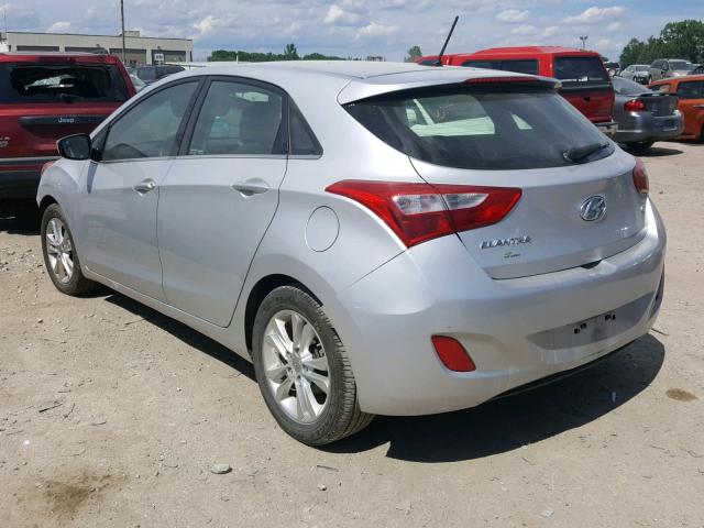 KMHD35LH3EU180092 - 2014 HYUNDAI ELANTRA GT SILVER photo 3