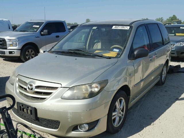 JM3LW28A840529584 - 2004 MAZDA MPV WAGON TAN photo 2