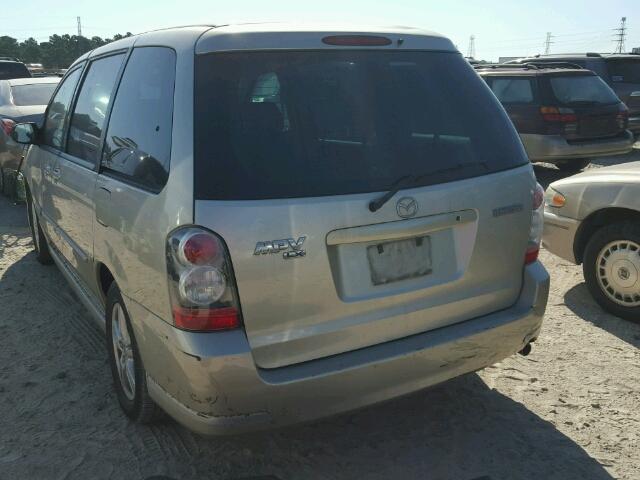 JM3LW28A840529584 - 2004 MAZDA MPV WAGON TAN photo 3