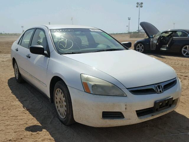 1HGCM56187A212214 - 2007 HONDA ACCORD WHITE photo 1