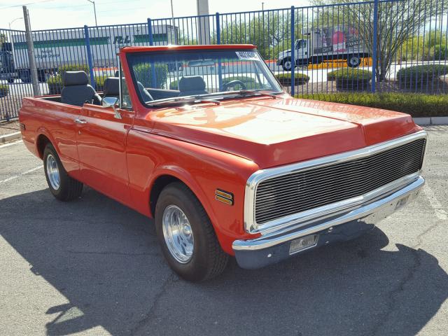 CE114S116829 - 1971 GMC 150 ORANGE photo 1