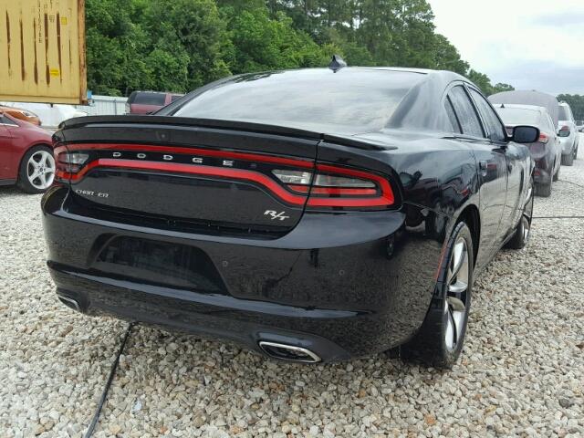 2C3CDXCT8FH916692 - 2015 DODGE CHARGER R/ BLACK photo 4