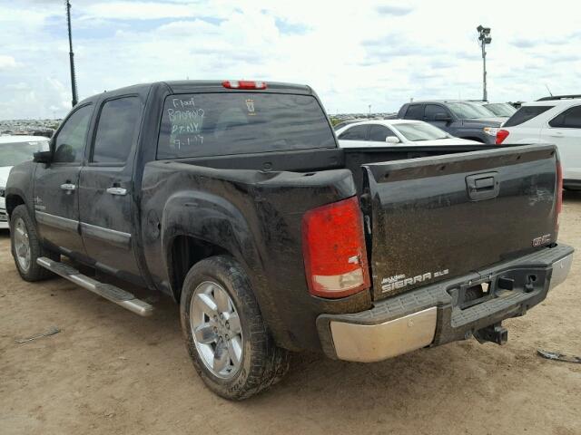 3GTP1VE01CG303970 - 2012 GMC SIERRA BLACK photo 3