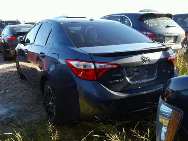 5YFBURHE4FP291117 - 2015 TOYOTA COROLLA L GRAY photo 3