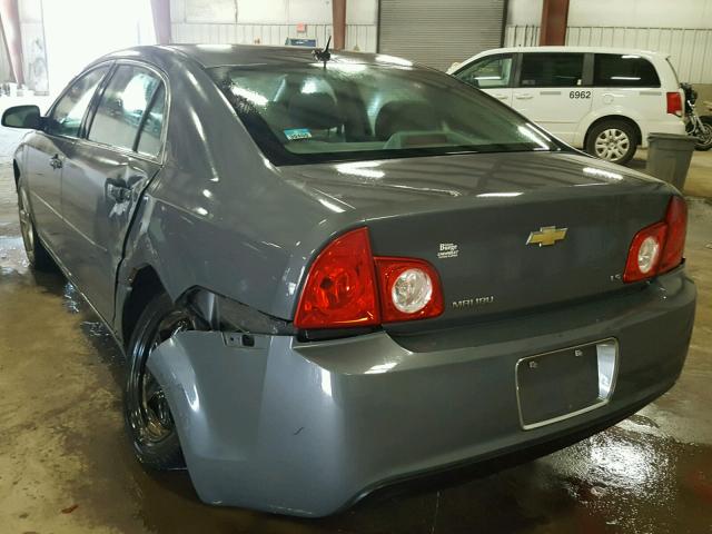 1G1ZG57B09F253846 - 2009 CHEVROLET MALIBU LS 灰色 照片 3