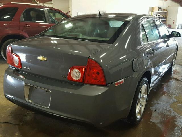 1G1ZG57B09F253846 - 2009 CHEVROLET MALIBU LS 灰色 照片 4