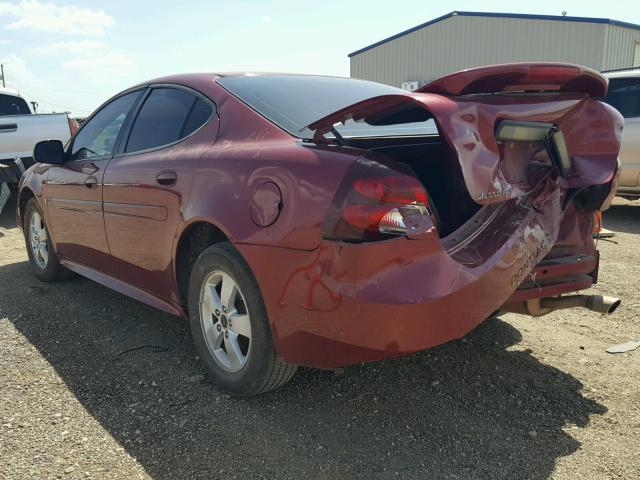 2G2WP552261125242 - 2006 PONTIAC GRAND PRIX MAROON photo 3