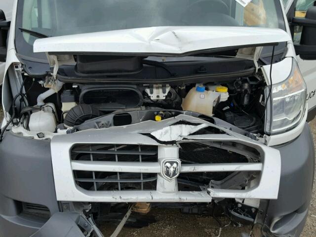 3C6TRVBG0EE121451 - 2014 RAM PROMASTER WHITE photo 7