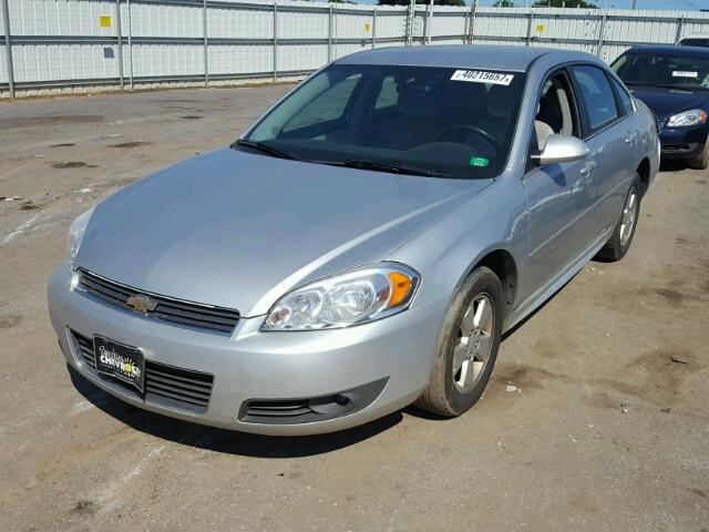 2G1WG5EK3B1225946 - 2011 CHEVROLET IMPALA SILVER photo 2