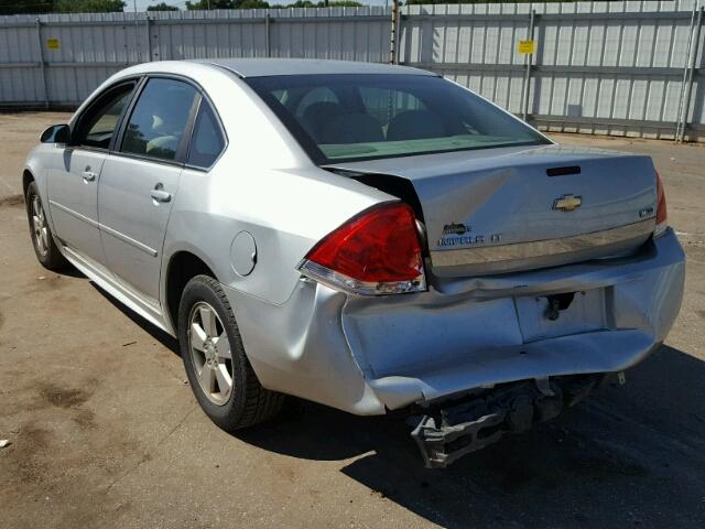 2G1WG5EK3B1225946 - 2011 CHEVROLET IMPALA SILVER photo 3