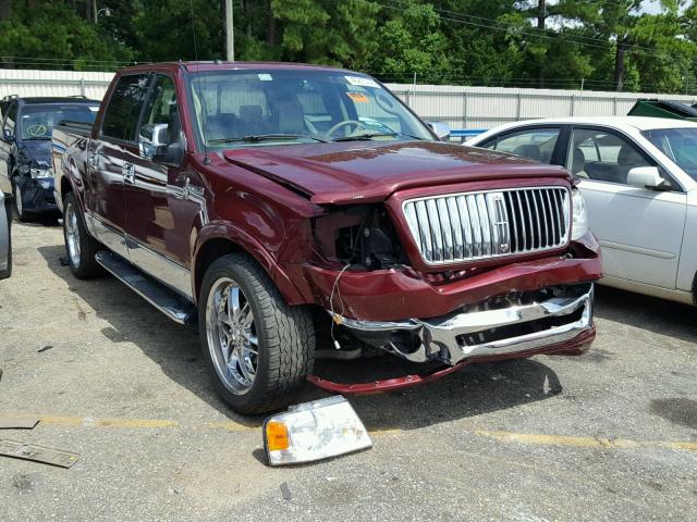 5LTPW16586FJ21755 - 2006 LINCOLN MARK LT RED photo 1