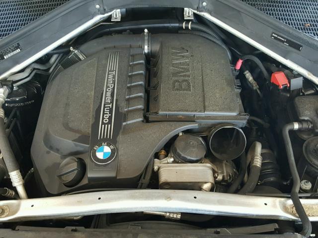 5UXFG2C51CL779161 - 2012 BMW X6 XDRIVE3 BLACK photo 7