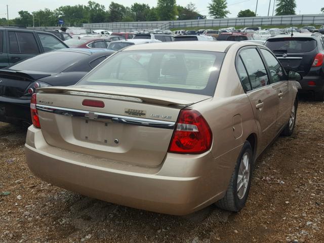 1G1ZT54884F115551 - 2004 CHEVROLET MALIBU LS ოქროსფერი ფოტო 4