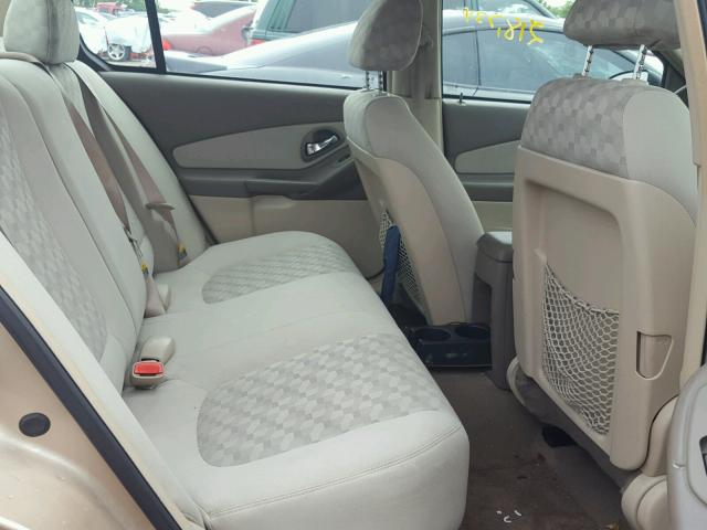 1G1ZT54884F115551 - 2004 CHEVROLET MALIBU LS ოქროსფერი ფოტო 6