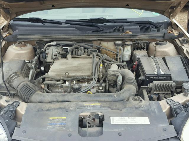1G1ZT54884F115551 - 2004 CHEVROLET MALIBU LS ოქროსფერი ფოტო 7