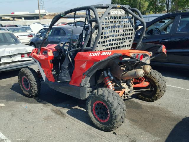 3JBPXAP29FJ000645 - 2015 CAN-AM MAVERICK 1 ORANGE photo 3