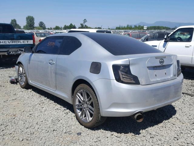 JTKJF5C79B3022680 - 2011 TOYOTA SCION TC 银色 照片 3