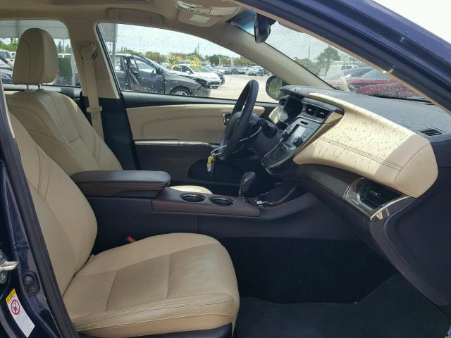 4T1BK1EB8GU223551 - 2016 TOYOTA AVALON XLE BLUE photo 5