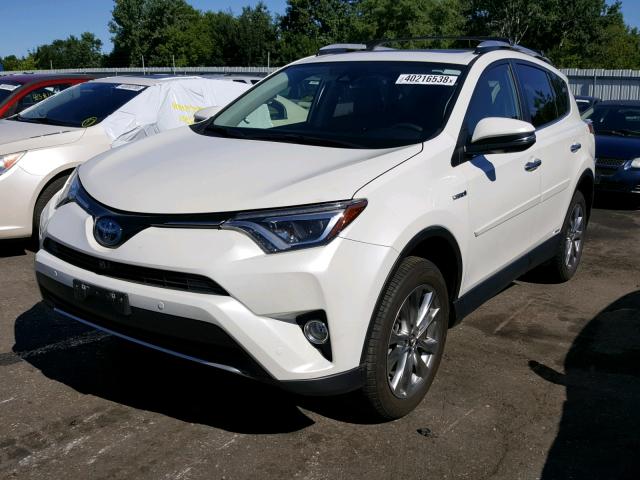 JTMDJREV0GD043134 - 2016 TOYOTA RAV4 HV LI WHITE photo 2