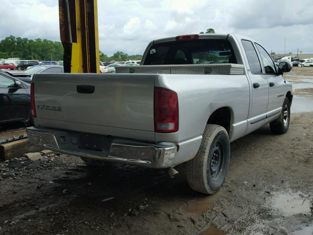 3D7HA18N22G107626 - 2002 DODGE RAM 1500 SILVER photo 4