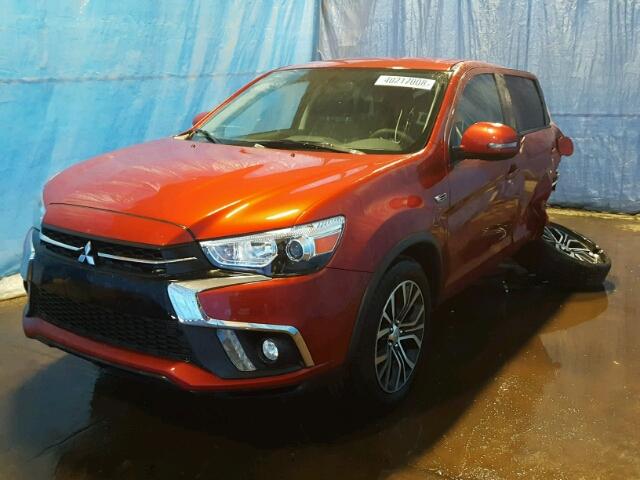 JA4AR3AW4JU014129 - 2018 MITSUBISHI OUTLANDER RED photo 2