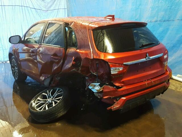 JA4AR3AW4JU014129 - 2018 MITSUBISHI OUTLANDER RED photo 3