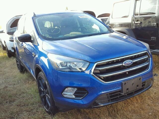 1FMCU0GD0HUA80877 - 2017 FORD ESCAPE BLUE photo 1